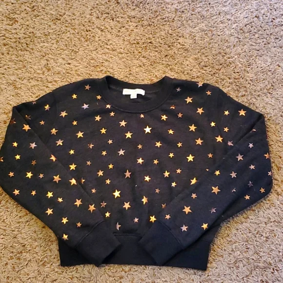 Spiritual Gangster Stars Cropped Sweatshirt S - Picture 2 of 4